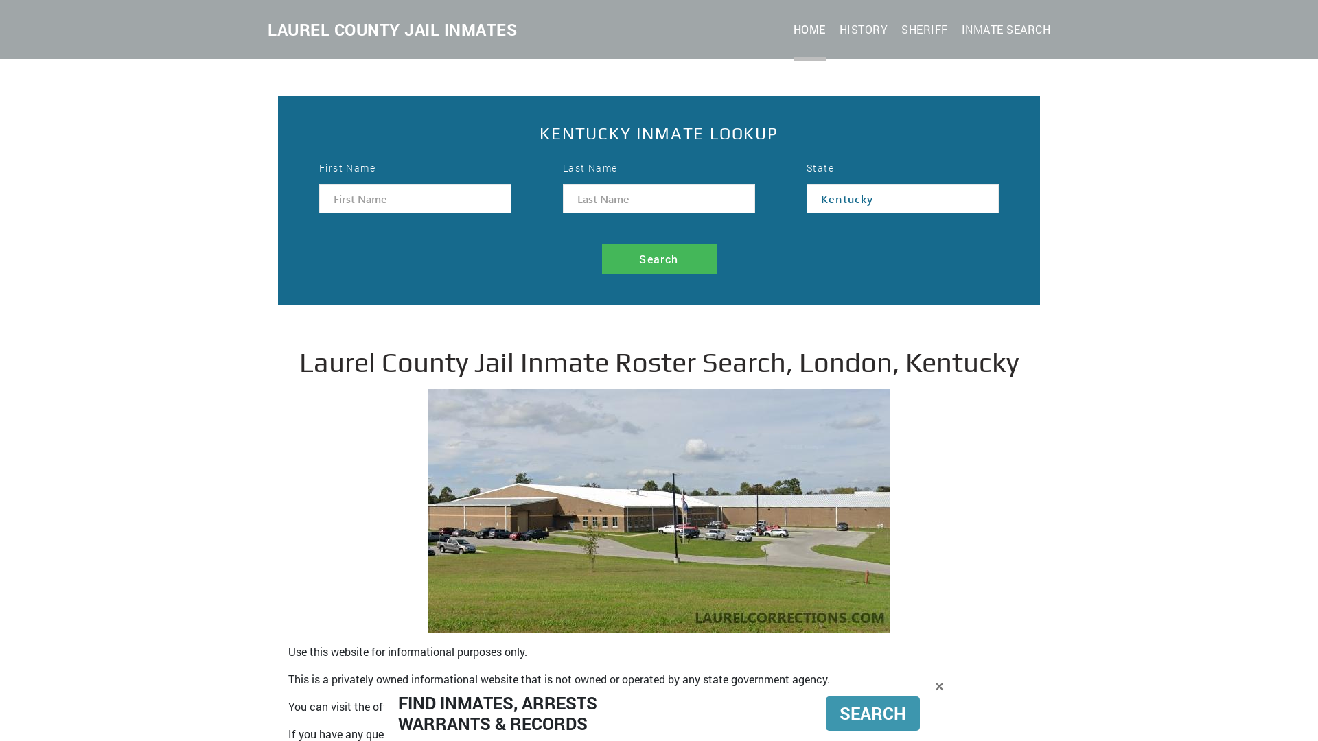 Laurel County Jail Inmate Roster Lookup, London, KY