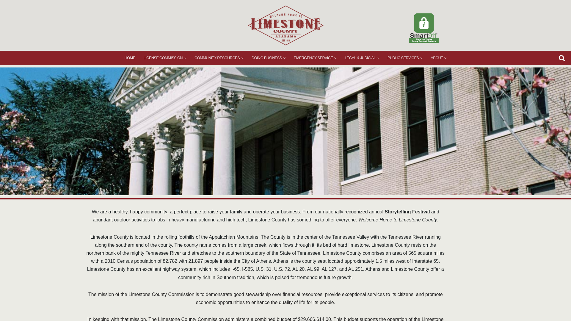 Homepage - Limestone County, Alabama