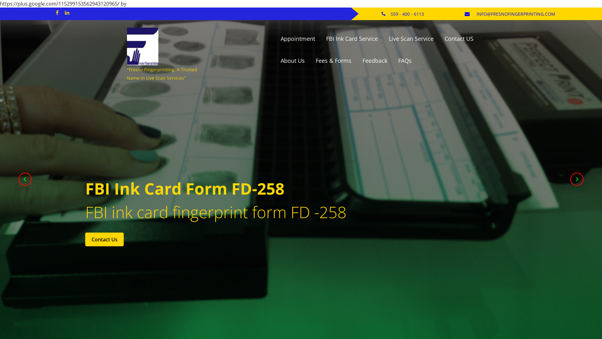Fresno Fingerprinting Fresno Fingerprinting "Fresno Fingerprinting: A Trusted Name in Live Scan Services" DOJ & FBI approved Live scan provider