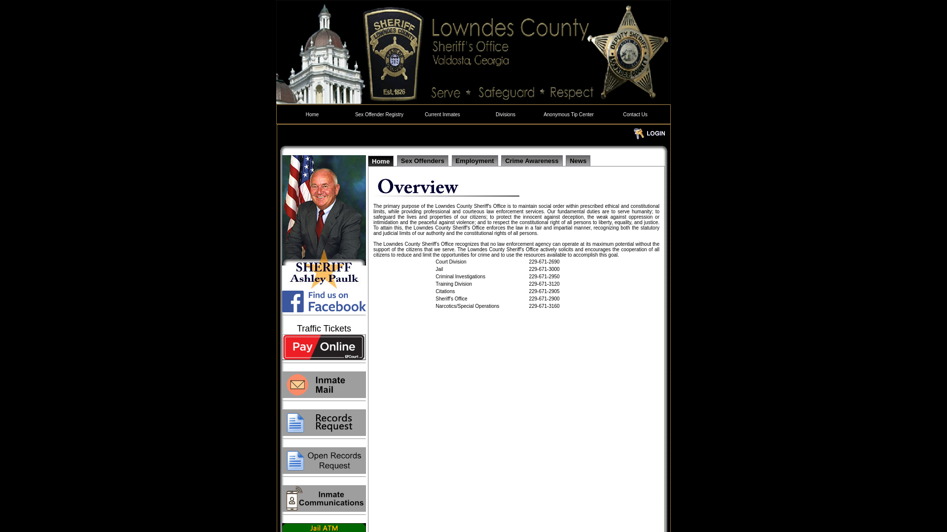 Lowndes County Sheriff