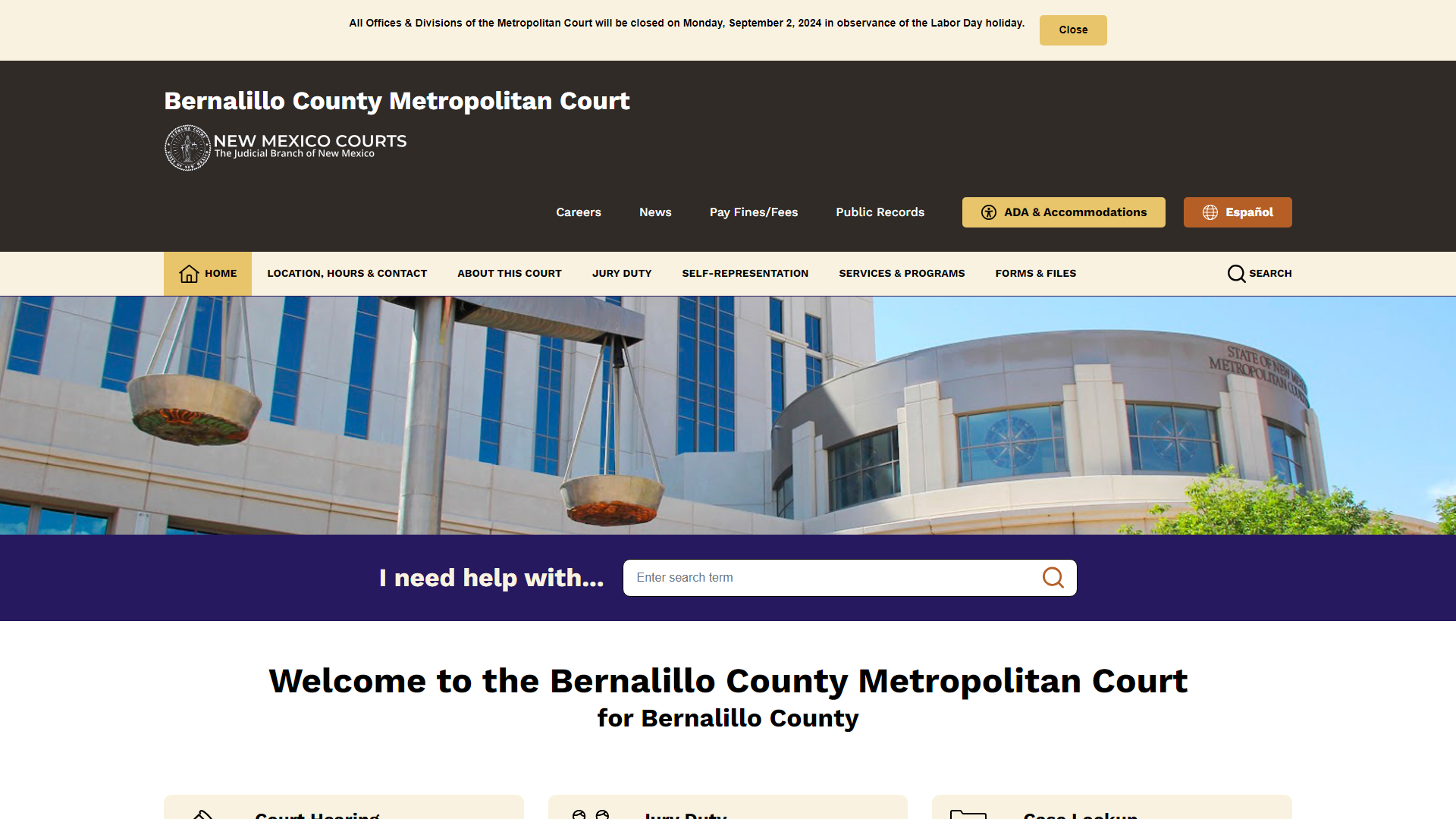 Home - Bernalillo County Metropolitan Court