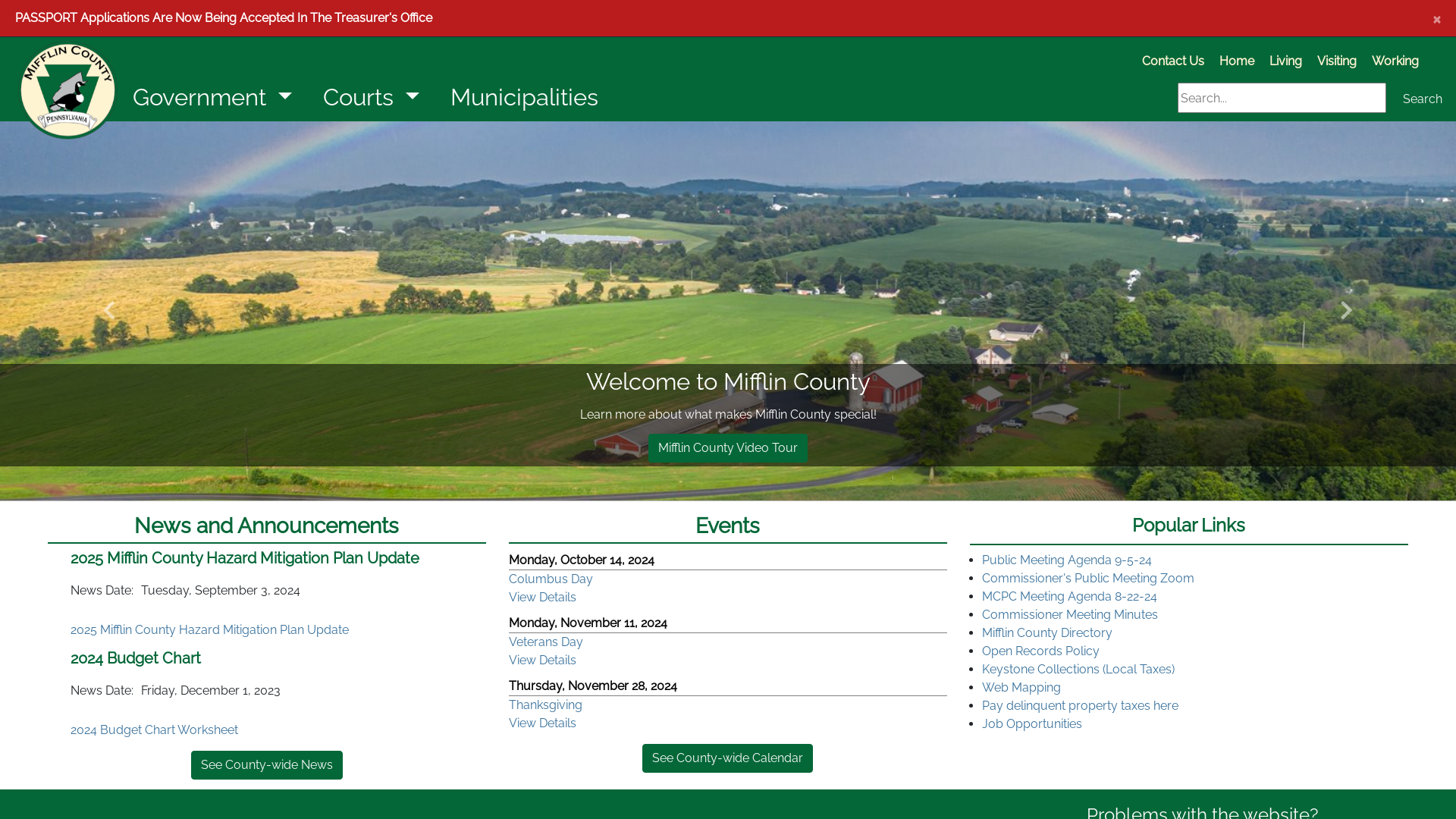 Mifflin County PA - Official Website