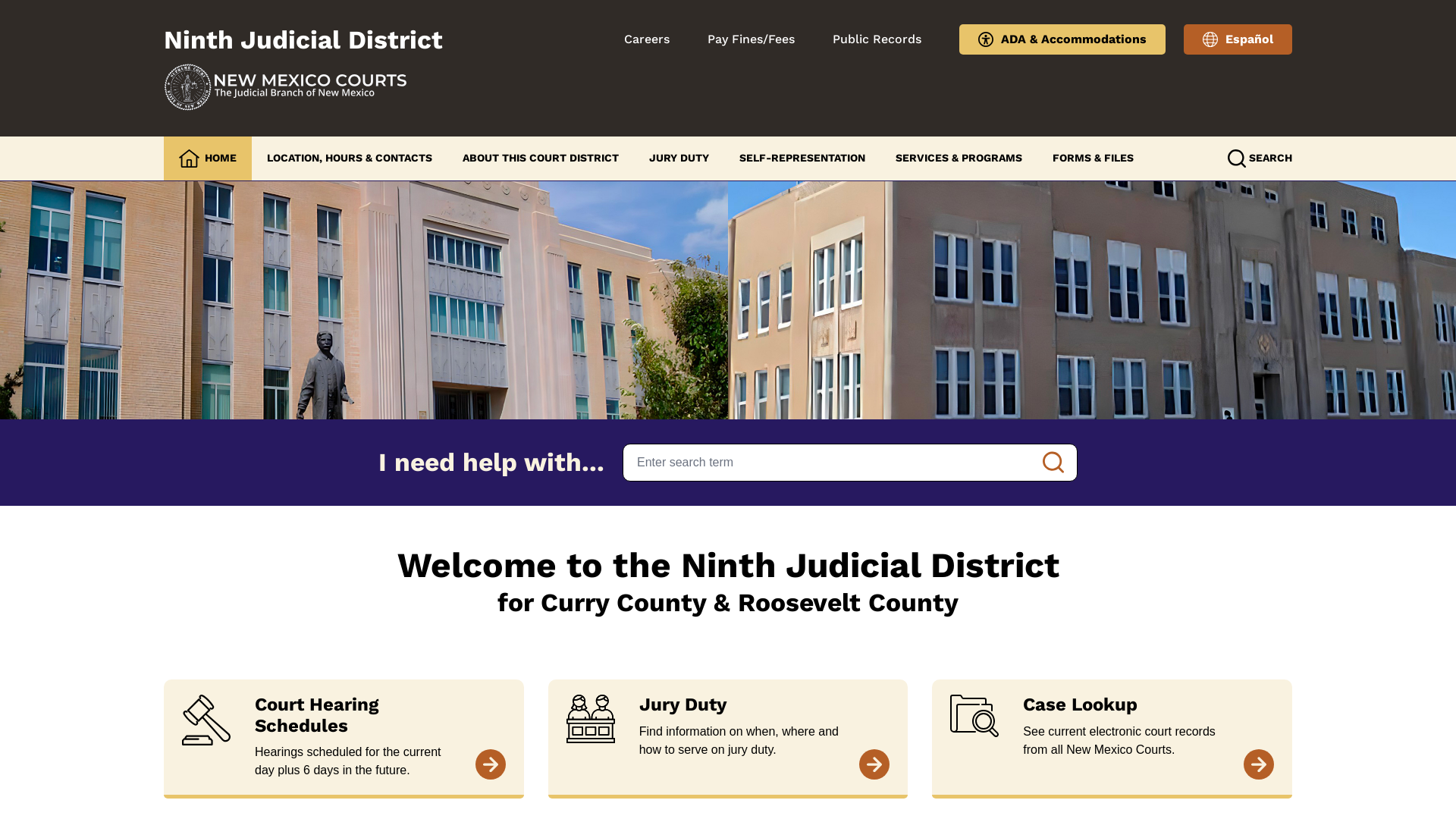 Home - Ninth Judicial District