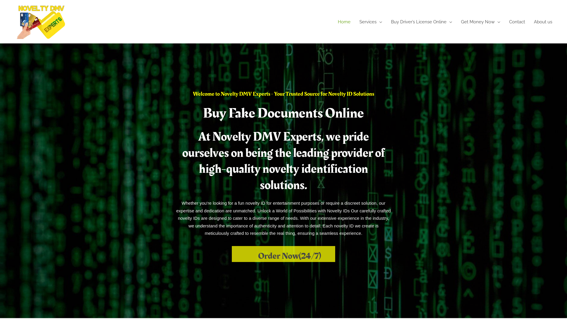 Buy Fake Documents Online - Novelty DMV Experts