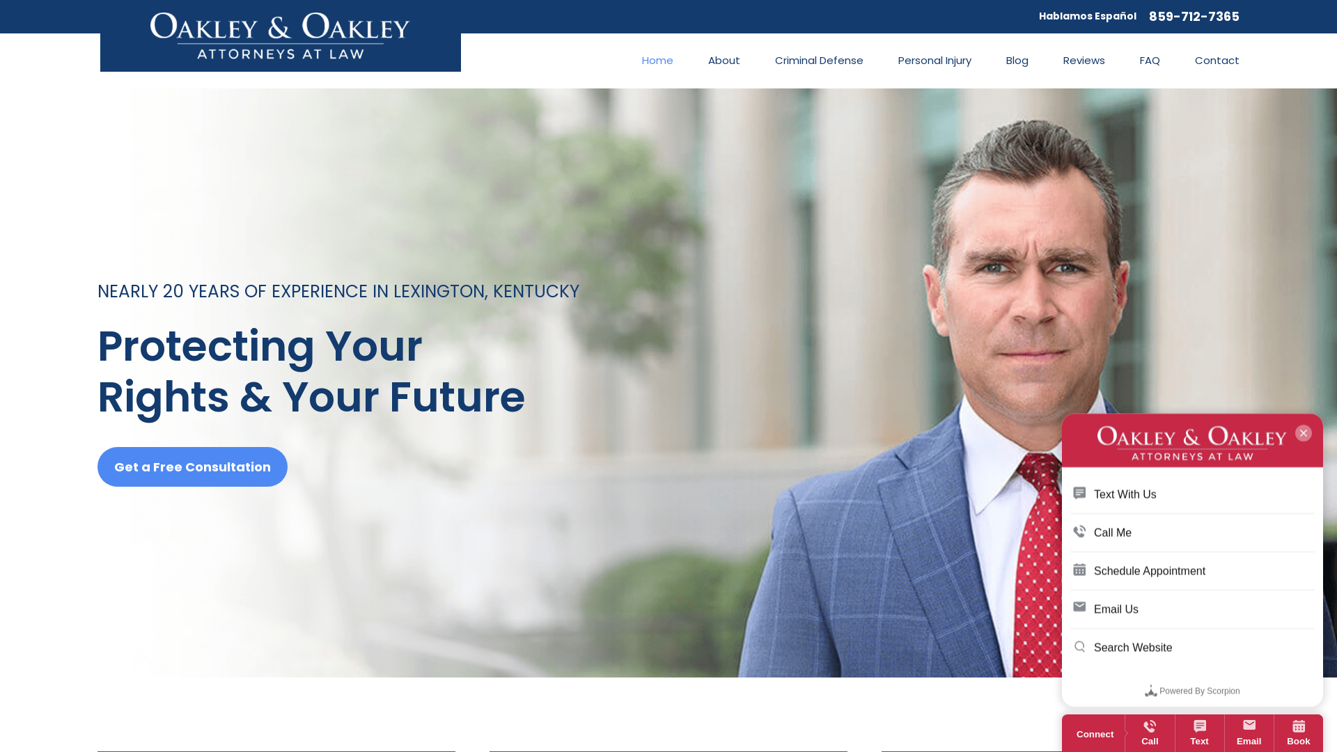 Lexington Criminal Defense and Personal Injury Lawyer | Oakley & Oakley, LLC