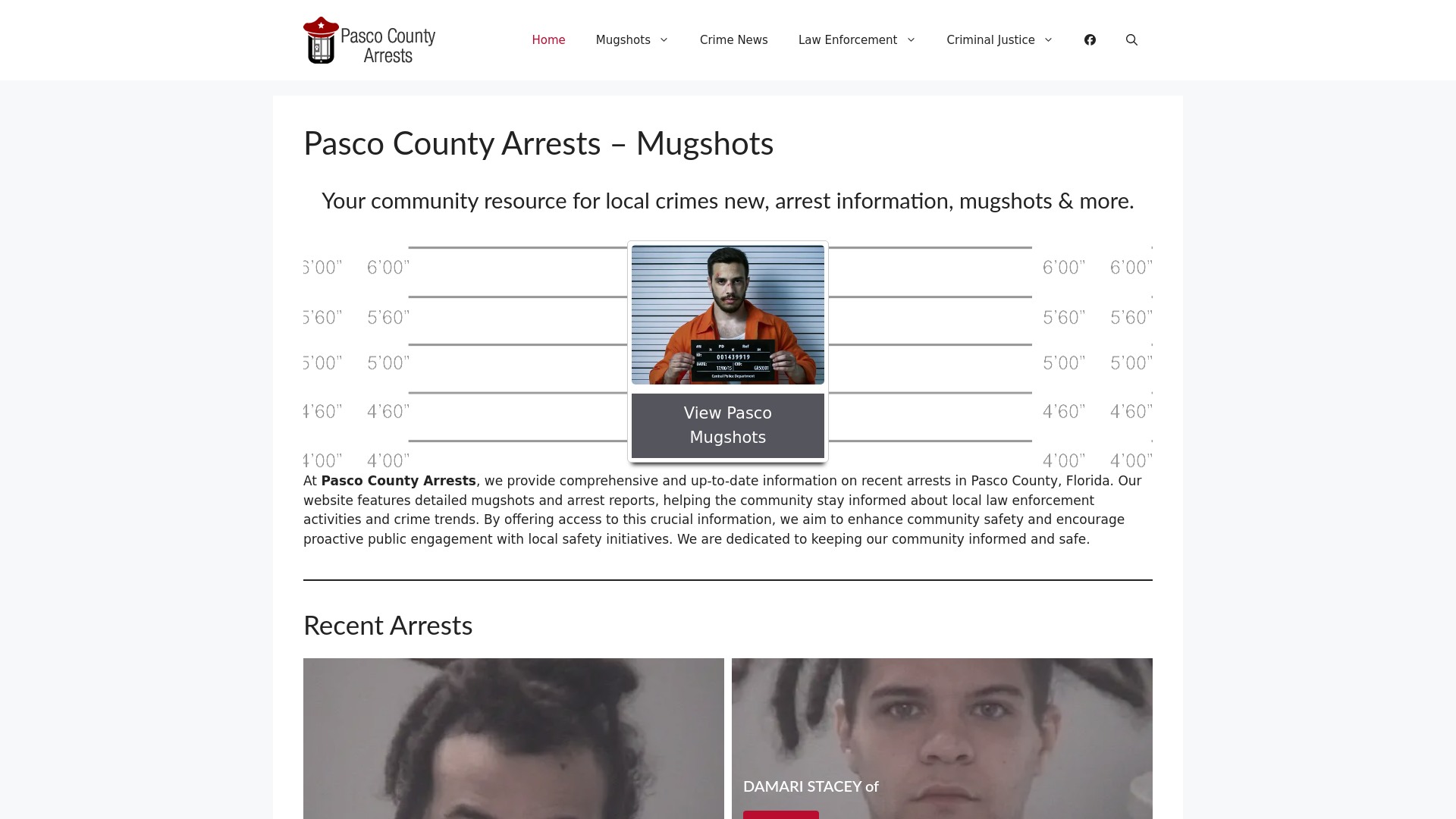 Pasco County Arrests – Mugshots - Pascocountyarrests.com