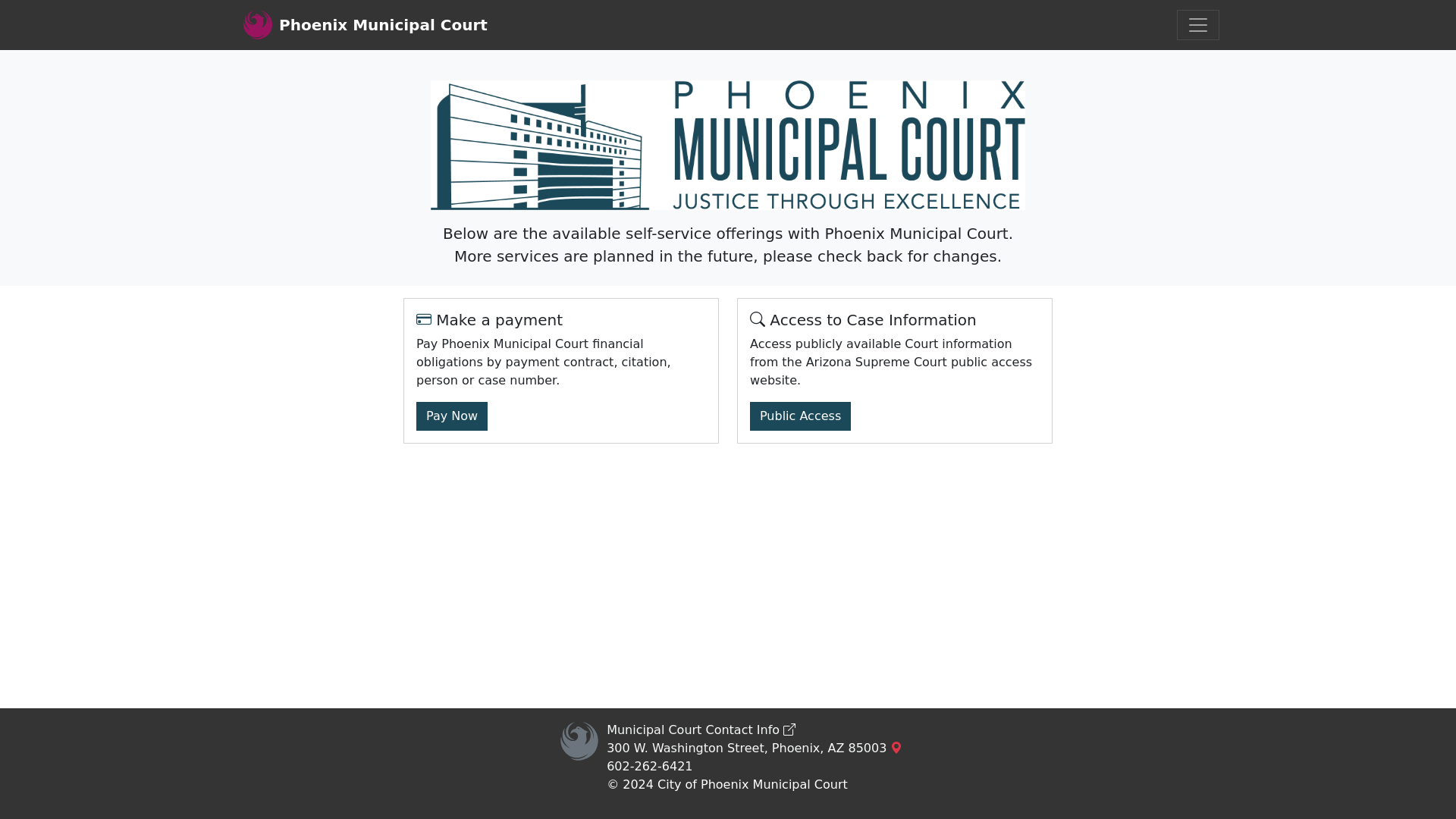 Home - Phoenix Municipal Court