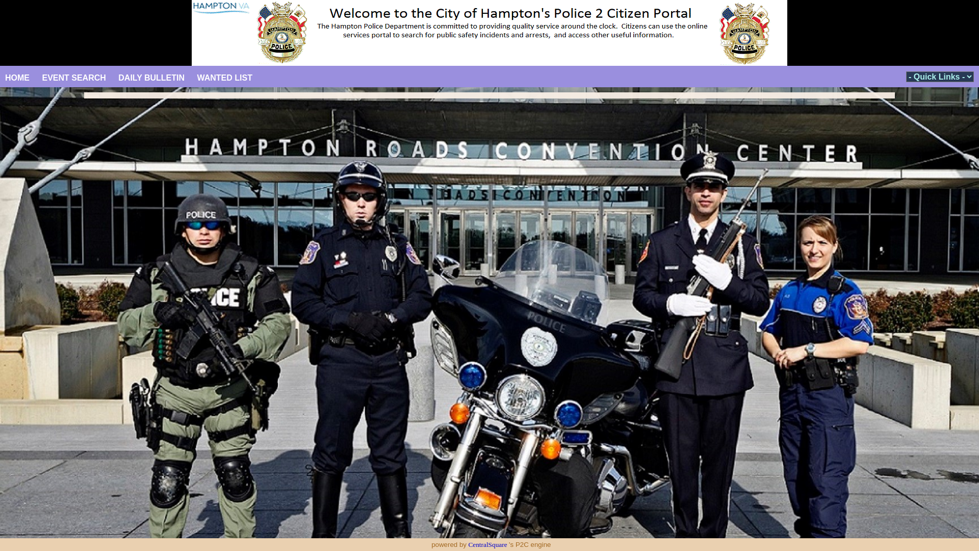 Hampton Police Department, VA P2C