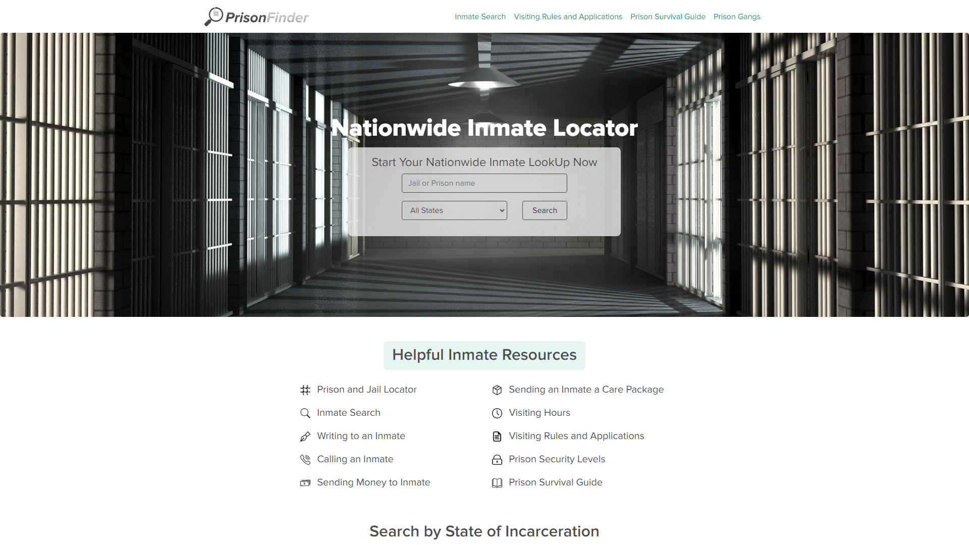 Nationwide Inmate Locator