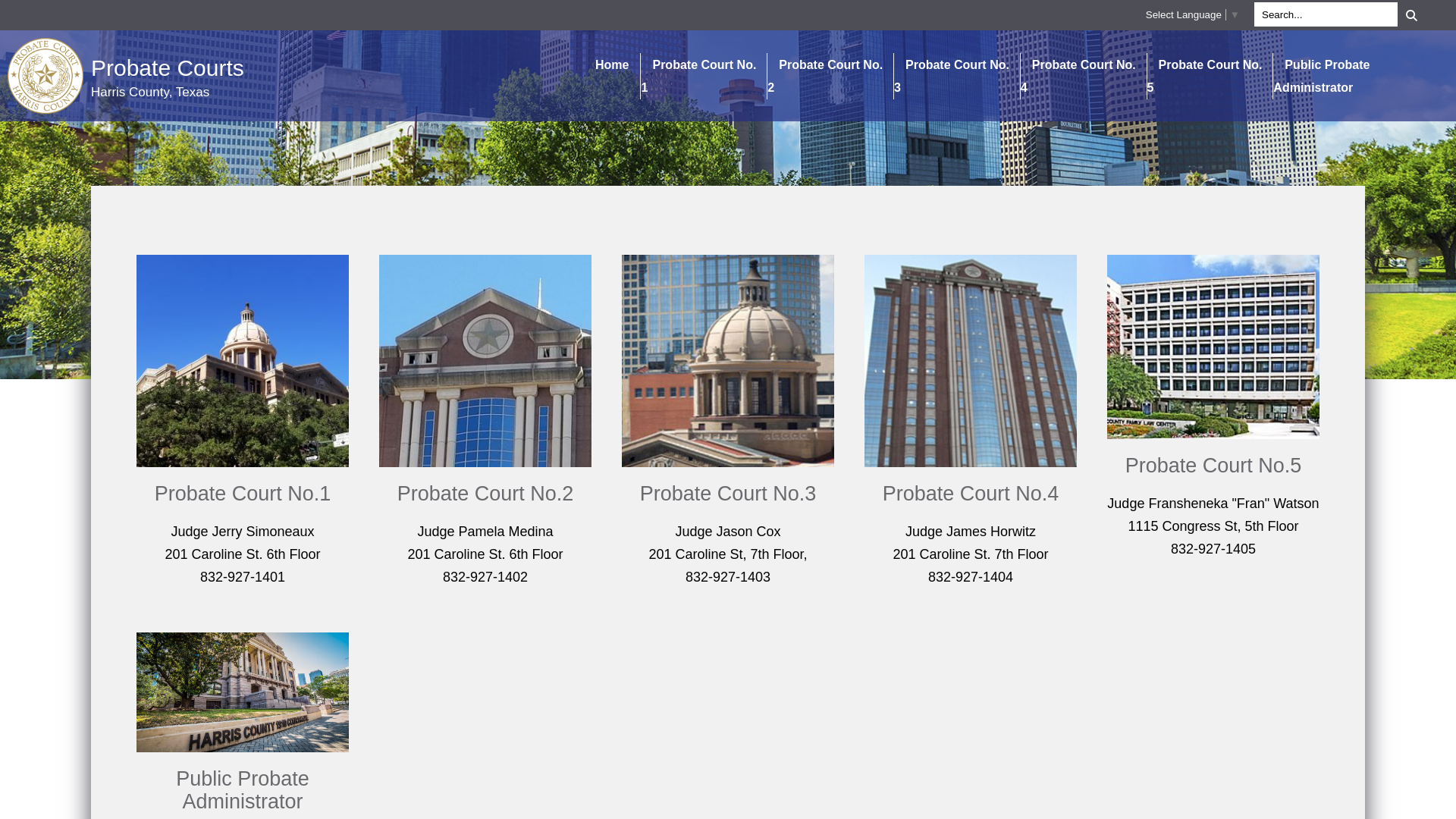 Probate Courts