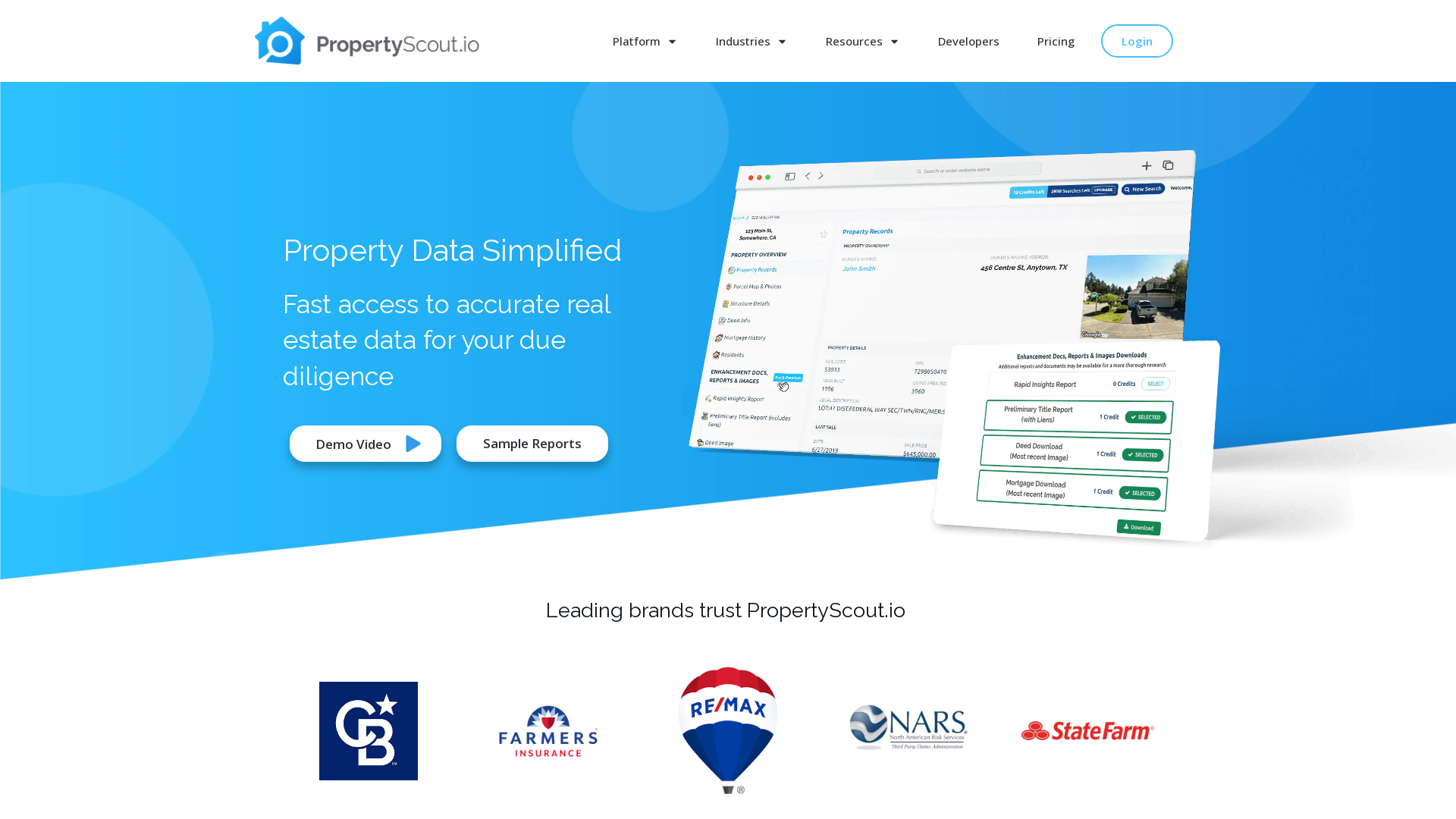 Search Property Owner Records | PropertyScout.io