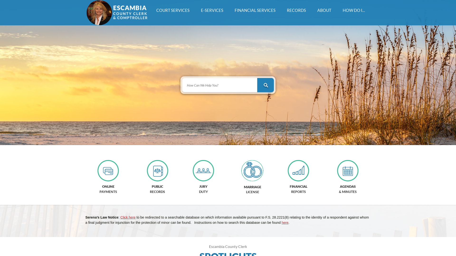 Escambia County Clerk, FL | Official Website