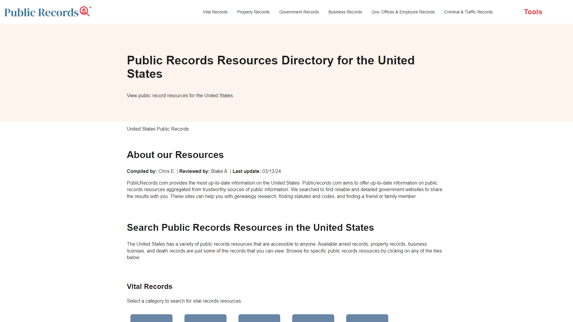 National Public Records Directory | PublicRecords.com