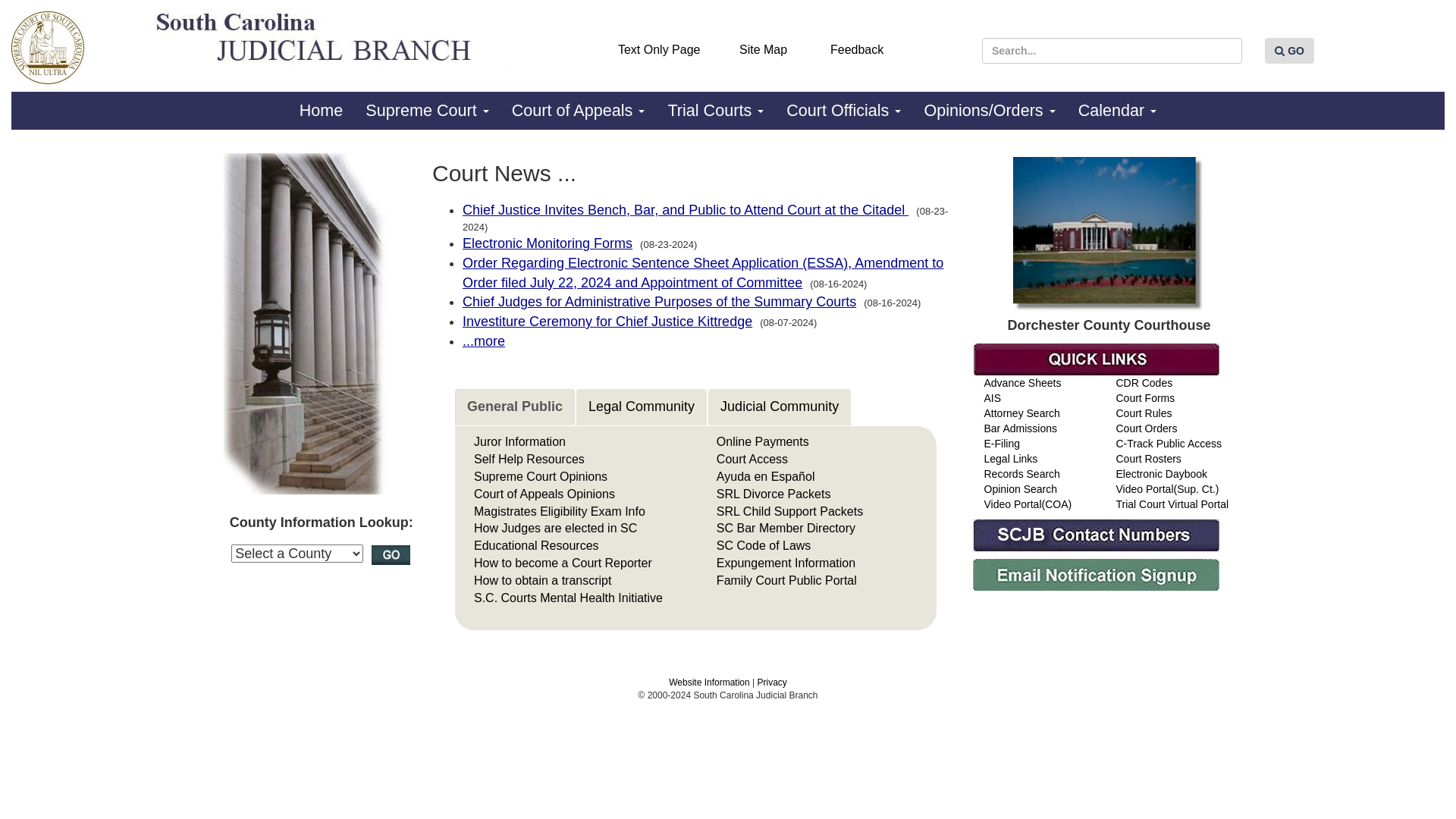 SC Judicial Branch