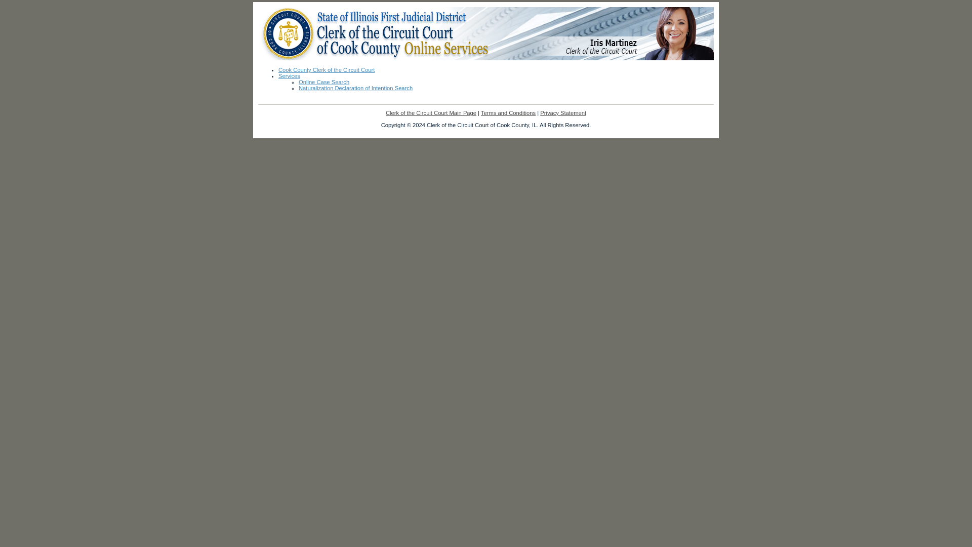 Cook County Clerk of the Circuit Court - Online Services