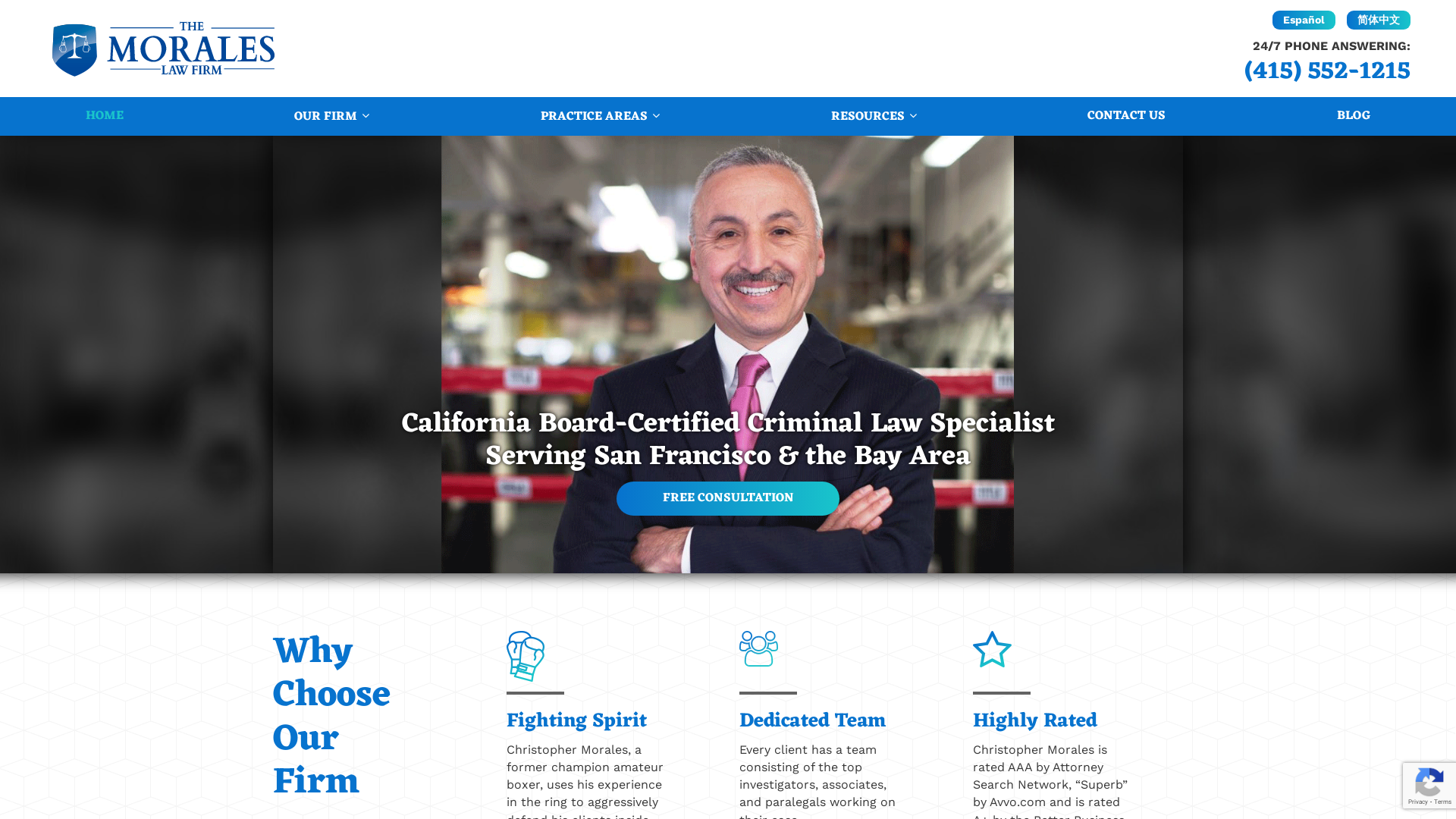 San Francisco Criminal Defense Lawyer - Personal Injury Attorney - Morales Law Firm