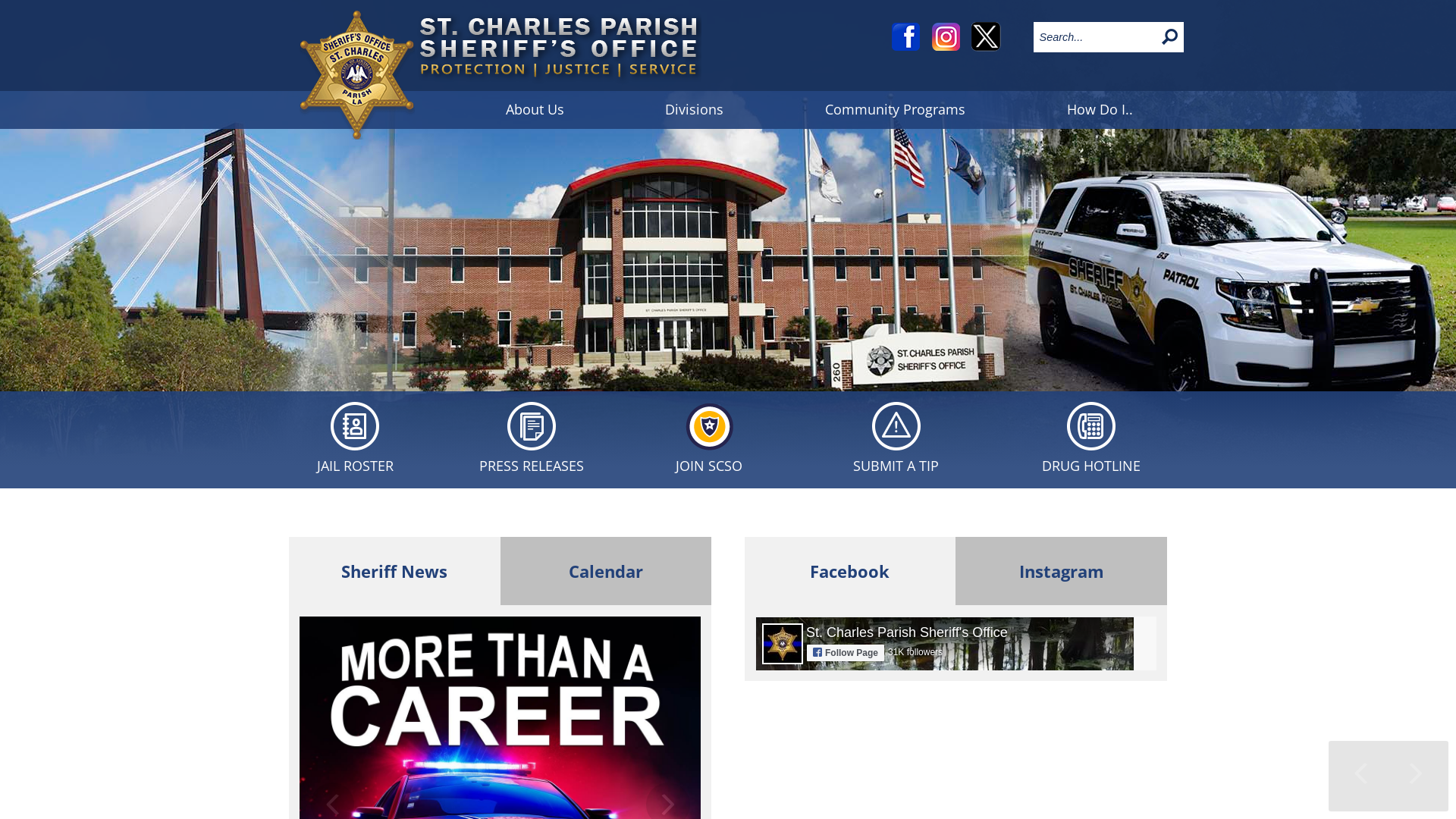 St. Charles Sheriff, LA - Official Website | Official Website