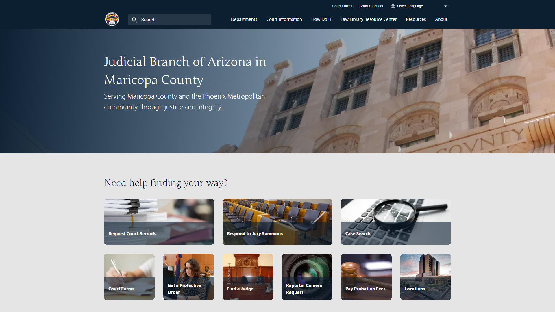 The Judicial Branch of Arizona in Maricopa County | Superior Court | Adult Probation | Juvenile Probation