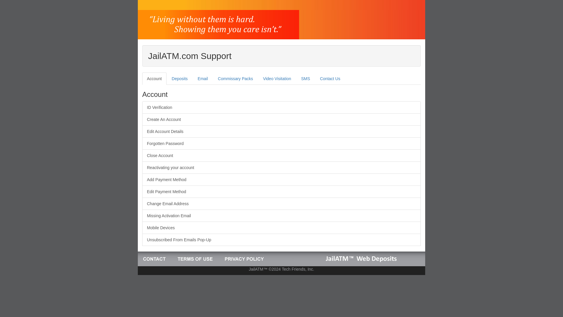 JailATM™ Web Deposits