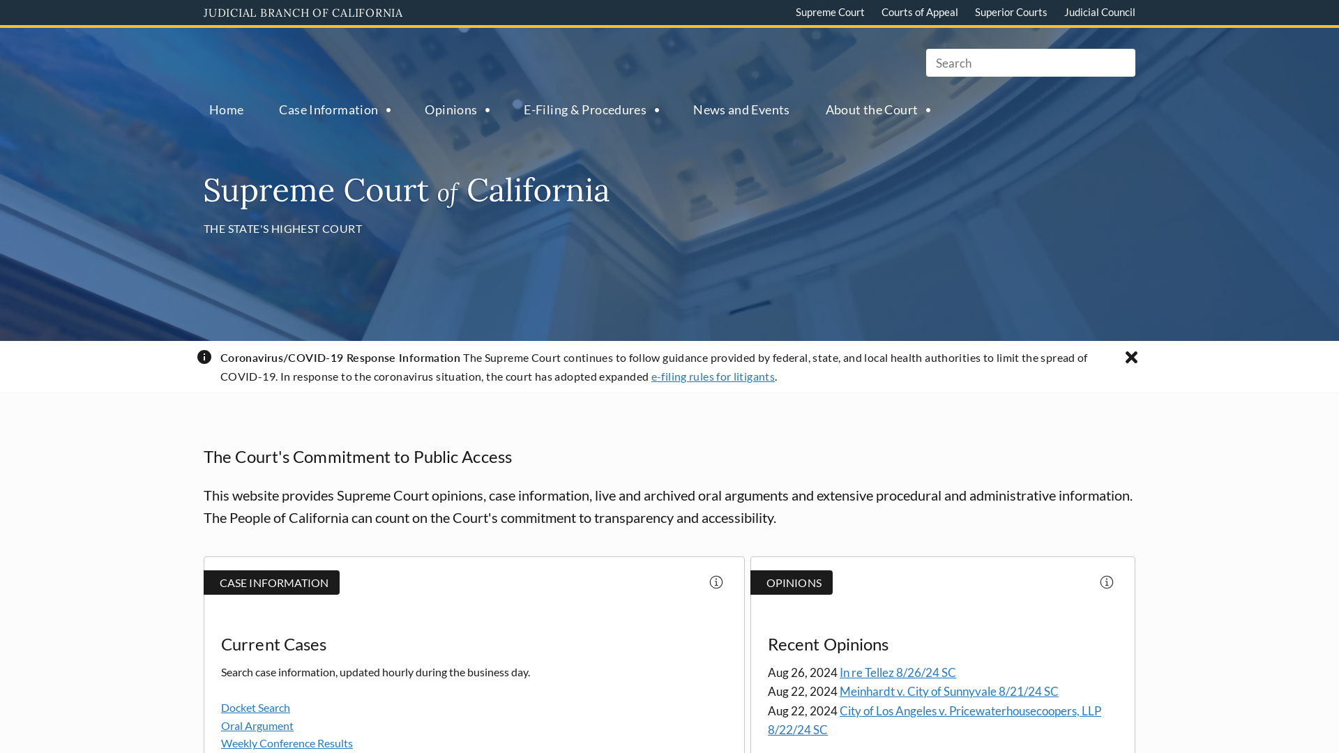 Home | Supreme Court of California