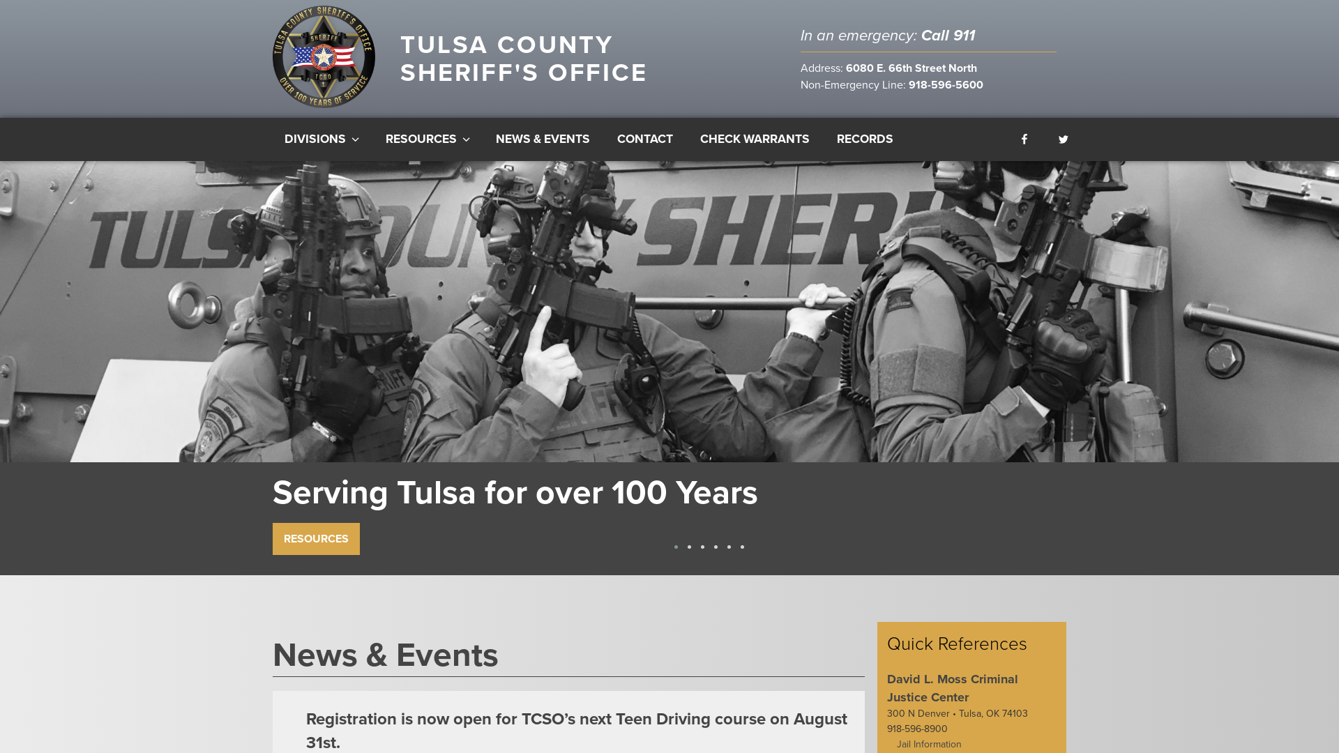 Home - Tulsa County Sheriff