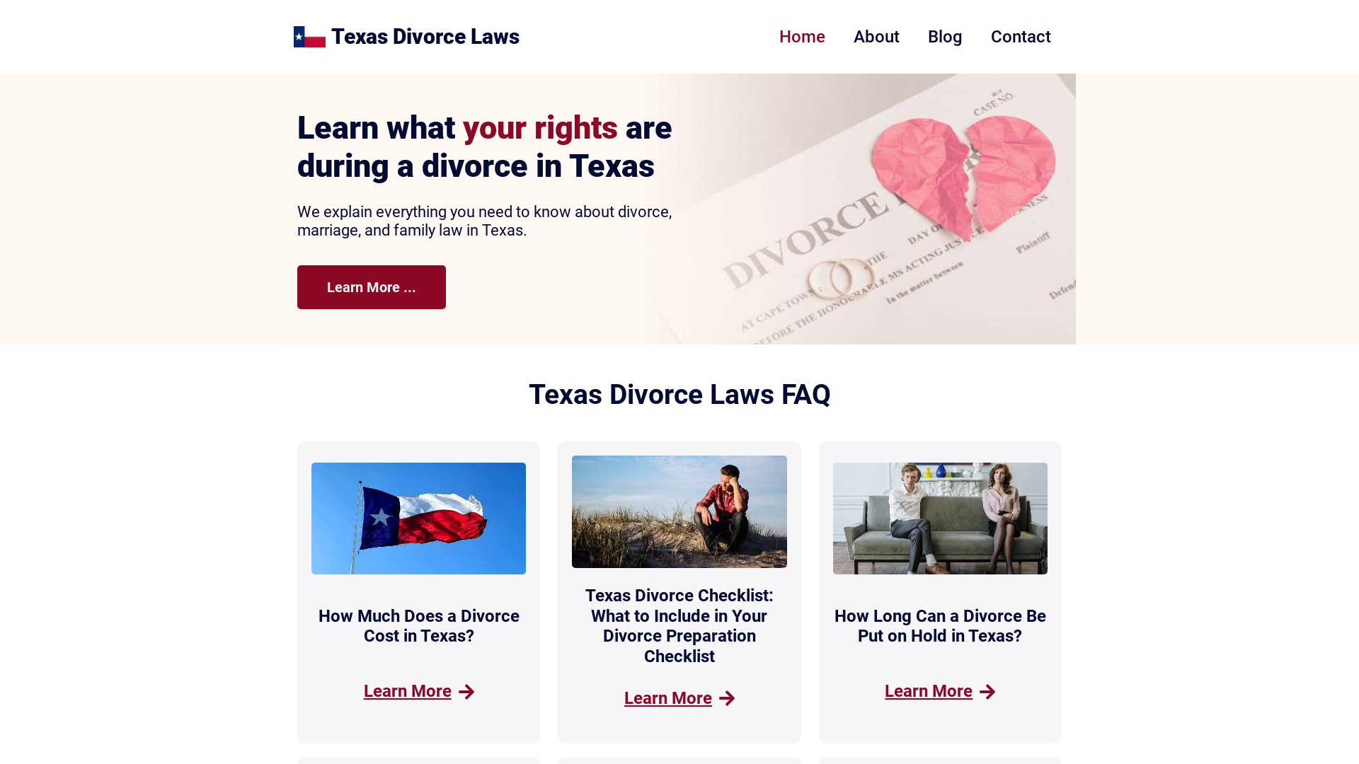 Texas Divorce Laws | How to File for Divorce in Texas