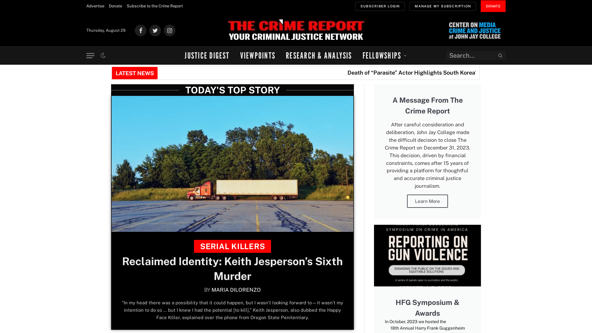 The Crime Report | Your Complete Criminal Justice Resource