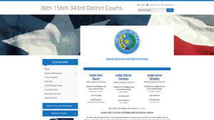 36th 156th 343rd District Courts