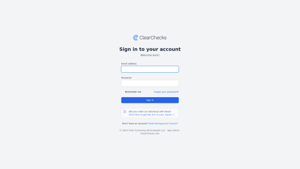 ClearChecks - Simple Background Screening