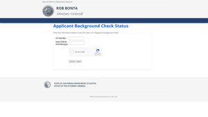 Applicant Status Check | State of California - Department of Justice