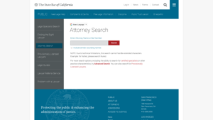 Attorney Search - The State Bar of California