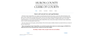 Huron County Common Pleas Court - Record Search