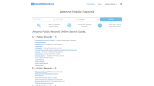 State of Arizona Public Records Guide: ArizonaPublicRecords.org