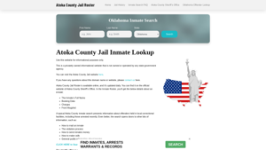 Atoka County Jail Roster Lookup, OK, Inmate Search