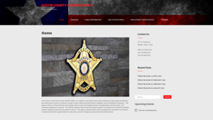 Austin County Sheriffs Office – Sheriff Jack W. Brandes