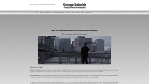 Babnick and Associates, LLC – Private Investigations, Portland, Oregon