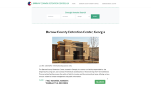 Barrow County Detention Center, GA Inmate Roster, Offender Search