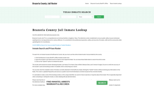 Brazoria County Jail Roster Lookup, TX, Inmate Search