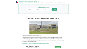 Brazos County Detention Center, TX Inmate Roster, Offender Search