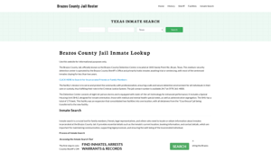 Brazos County Jail Roster Lookup, TX, Inmate Search