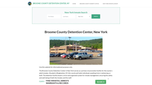 Broome County Detention Center, NY Inmate Roster, Offender Search