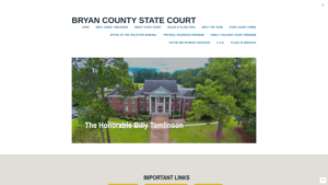 Bryan County State Court – The Honorable Billy Tomlinson