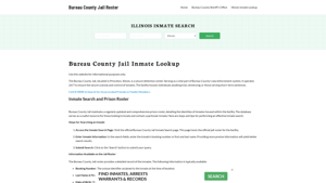 Bureau County Jail Roster Lookup, IL, Inmate Search