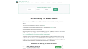 Butler County Jail, MO Detainee Lookup