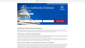 California Criminal Records Search