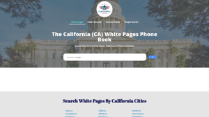 White Pages - californialookup.org