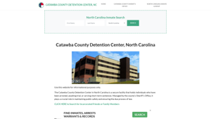 Catawba County Detention Center, NC Inmate Roster, Offender Search