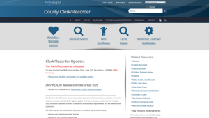 County Clerk Recorder