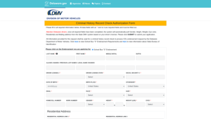 Authorization Form - CDLWeb