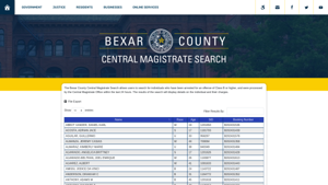 Bexar County Central Magistrate Search